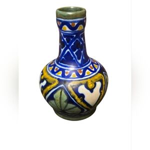 Antique miniature  cabinet piece James Plant art  pottery vase Thomas Thorley